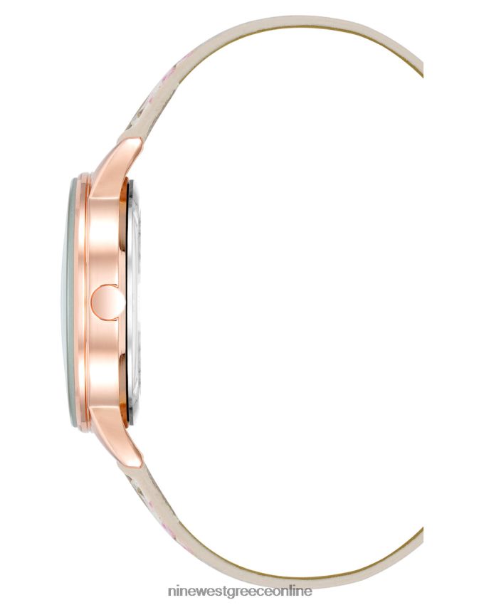 Nine West Ρολόι με λουλουδάτο μοτίβο ροζ 48BFPH2885