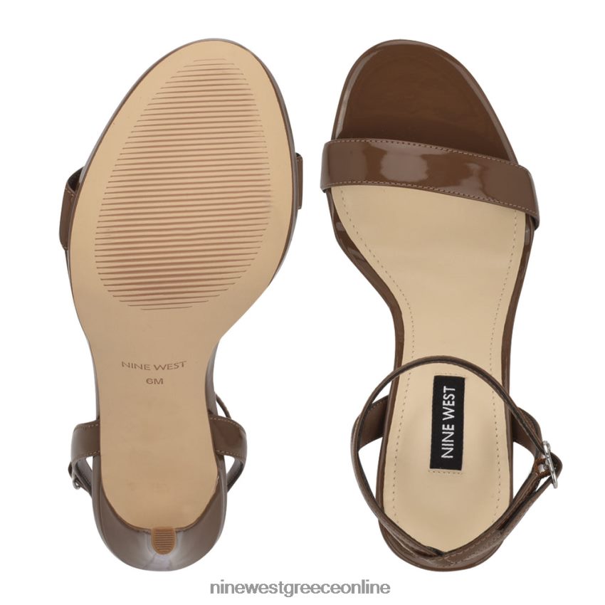 Nine West σανδάλια με λουράκι στον αστράγαλο νέο σφενδάμι 48BFPH2388