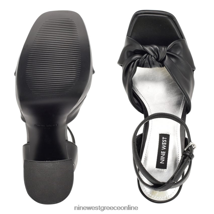 Nine West ζωντανά σανδάλια πλατφόρμας μαύρος 48BFPH354