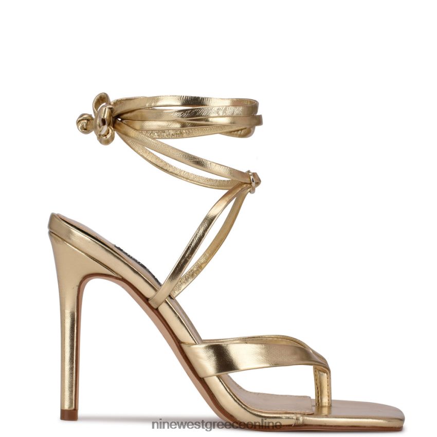 Nine West πέδιλα με τακούνια τεριέ πλατίνο 48BFPH583