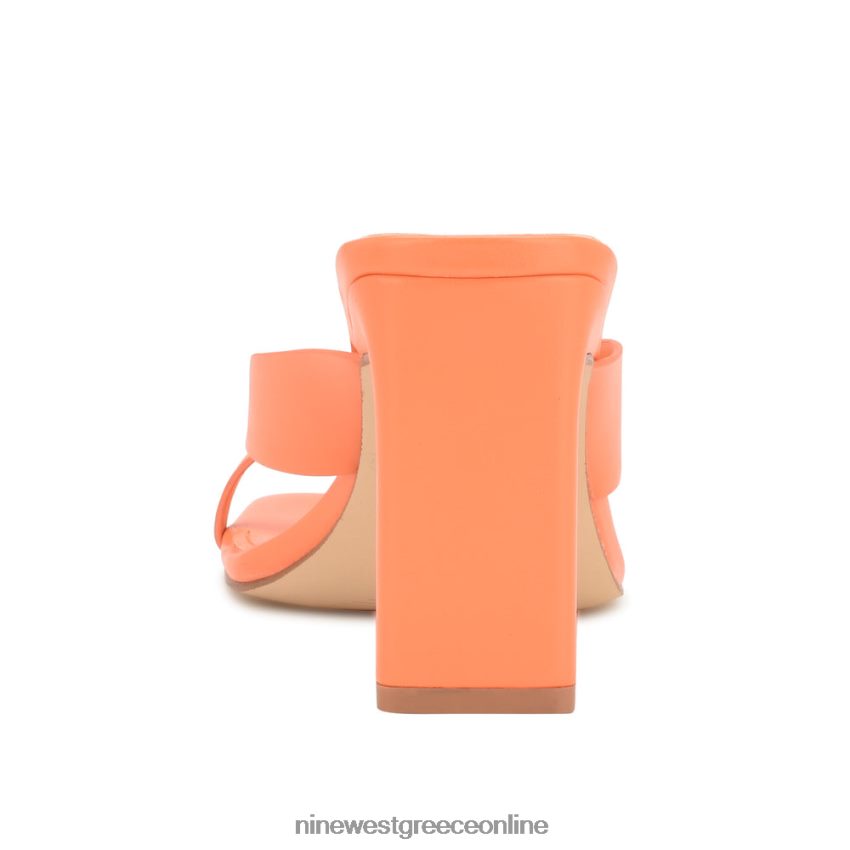 Nine West σανδάλια στρινγκ με τακούνι durlife πορτοκάλι 48BFPH174