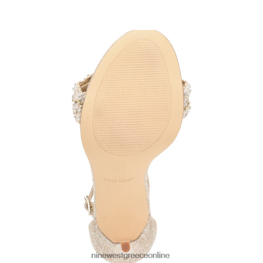 Nine West σανδάλια με τακούνι morelov φυσικό κρύσταλλο 48BFPH1704