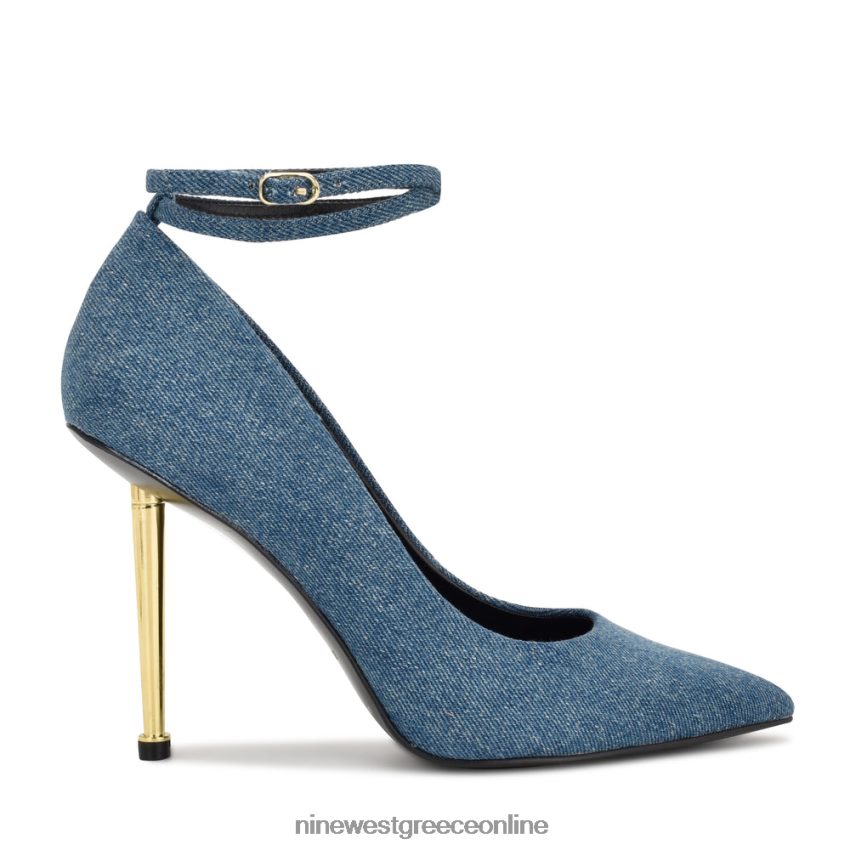 Nine West αντλίες περιτυλίγματος αστραγάλου trevs τζην 48BFPH867