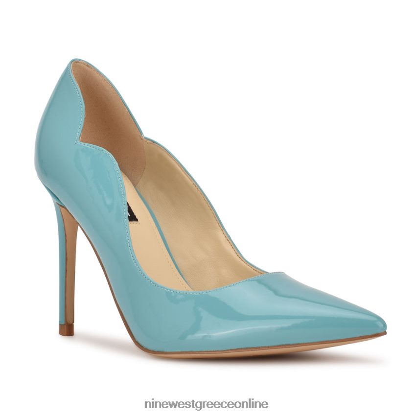 Nine West αλεπού μυτερές αντλίες δακτύλων vintage μπλε 48BFPH1060