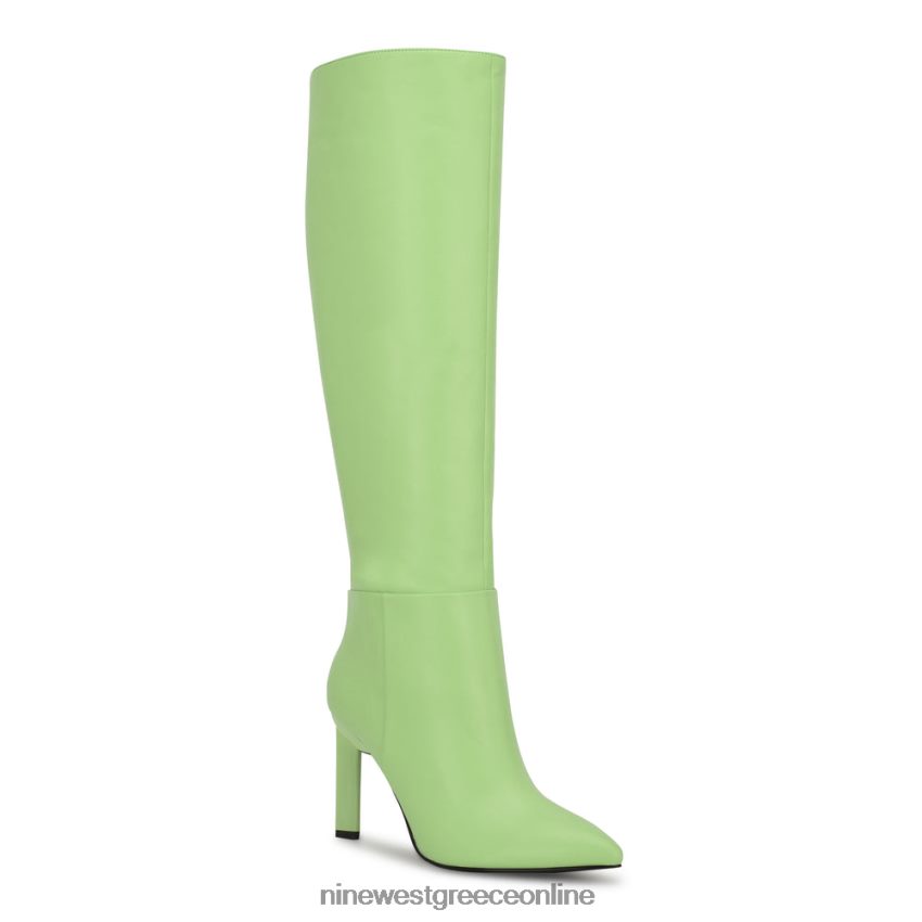 Nine West μπότες με τακούνι πράσινο νέον 48BFPH1065