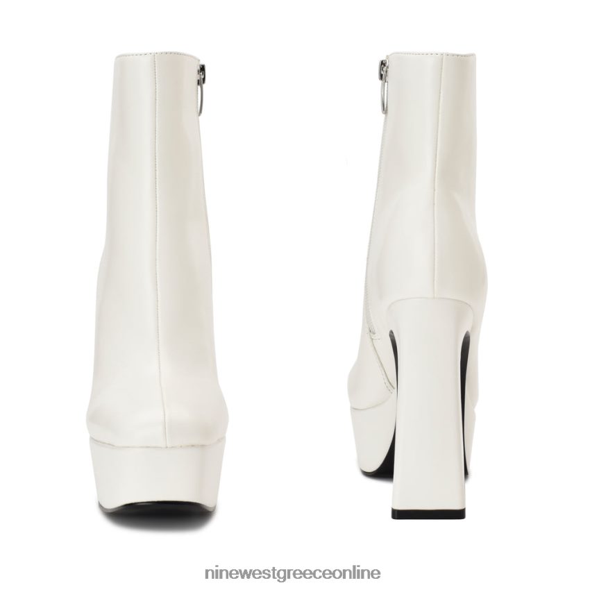 Nine West μποτάκια πλατφόρμας klinda άσπρο 48BFPH2924