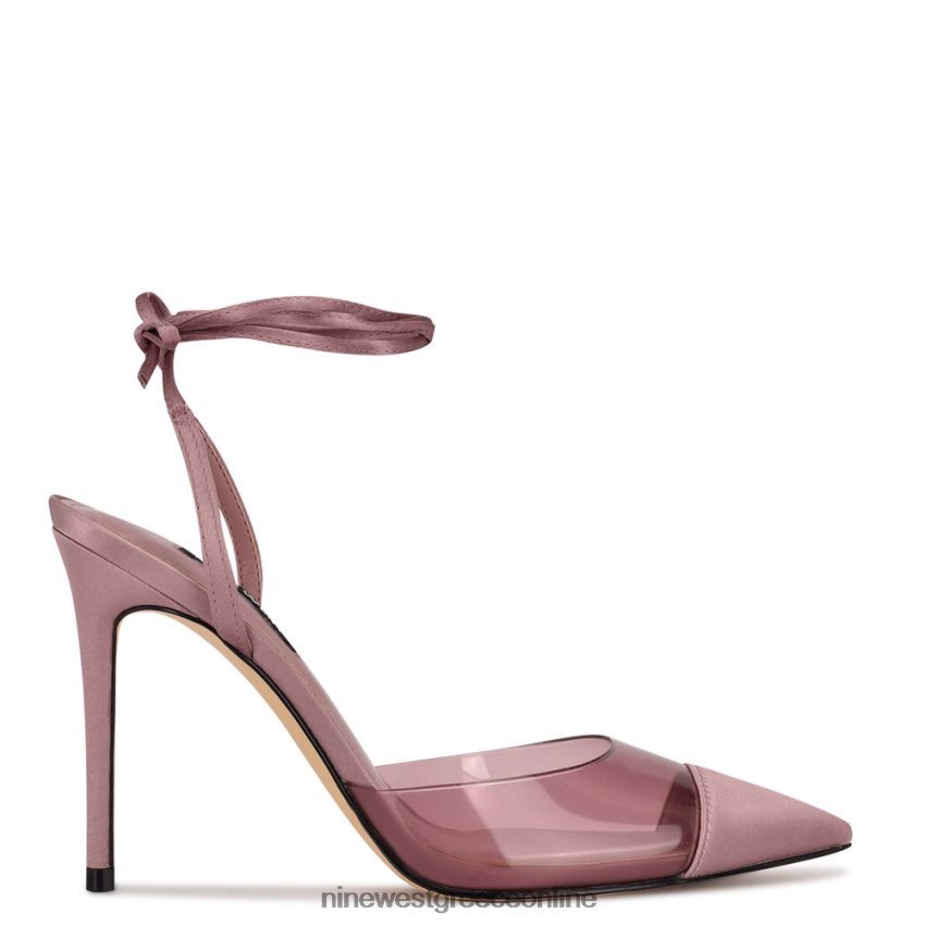 Nine West αντλίες περιτυλίγματος αστραγάλου ροζ/διαφανές 48BFPH1361