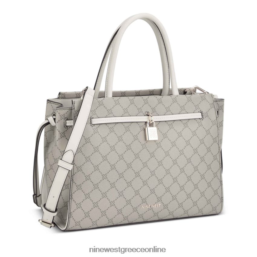Nine West τσάντα ελάρα μπεζ λογότυπο/γάλα 48BFPH2690