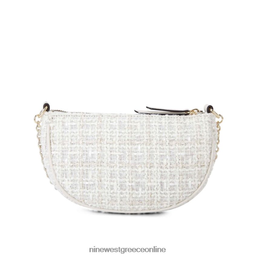 Nine West Μίνι χιαστί φερμουάρ maud γάλα 48BFPH2561