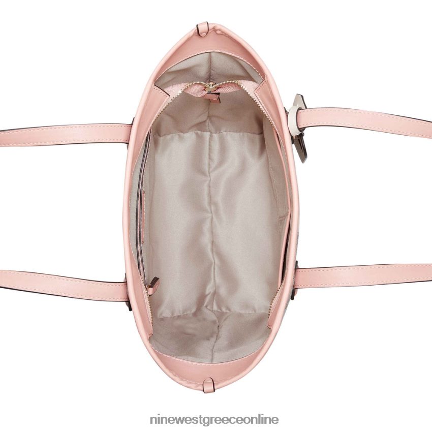 Nine West μικρή σμύριδα μπεζ λογότυπο/ροζ 48BFPH2194